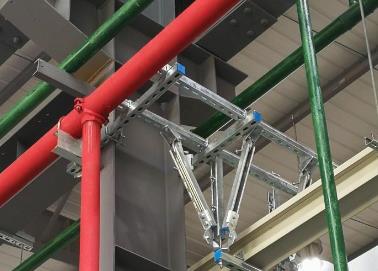 新吴该抗震支架的整体式支吊架结构协调性好